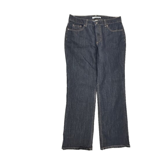 Croft & Barrow Bootcut Women's size 14 Dark Wash Blue Denim jeans - Picture 1 of 4